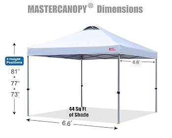 Amazon.com : MASTERCANOPY Durable Pop-up Canopy Tent with
